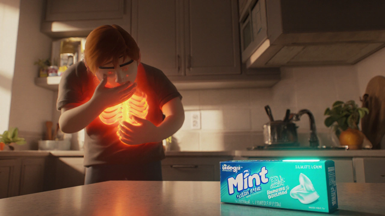 Chewing Gum Benefits for Heartburn Relief