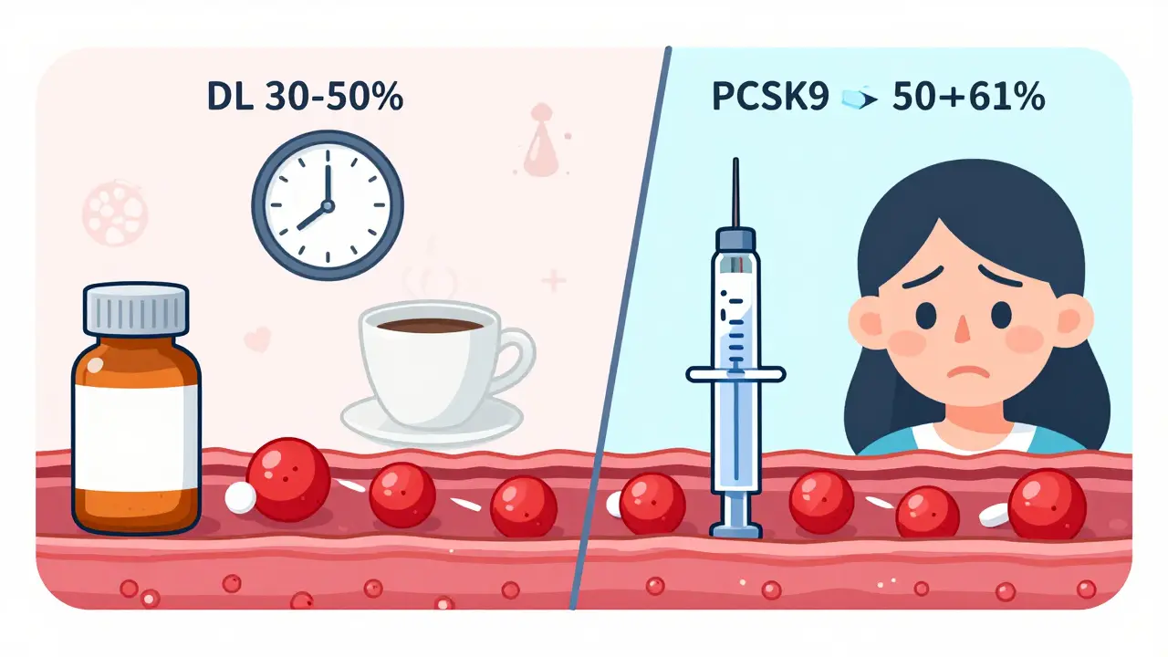 PCSK9 Inhibitors vs Statins: Side Effects and Outcomes