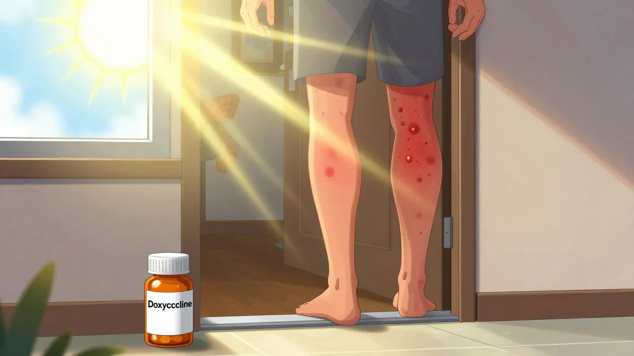 Photosensitivity from Antibiotics: Doxycycline and TMP-SMX Sun Safety Guide