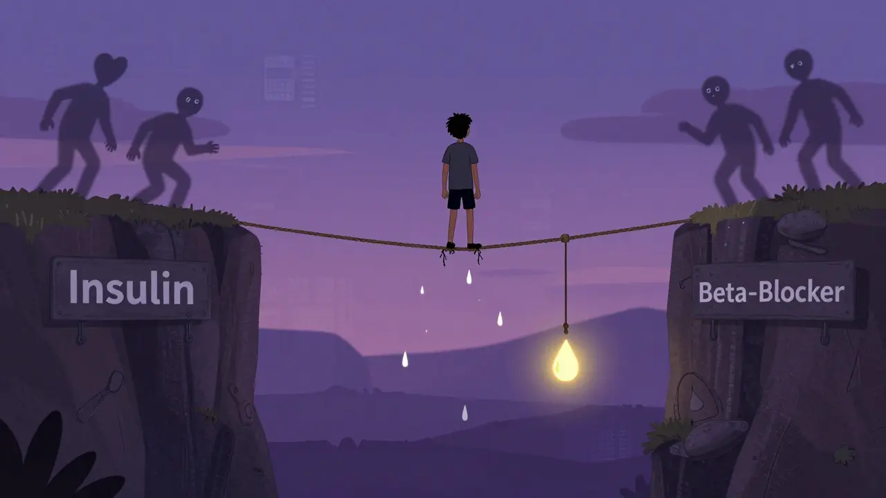 Insulin and Beta-Blockers Together: What You Need to Know About Hidden Hypoglycemia Risks