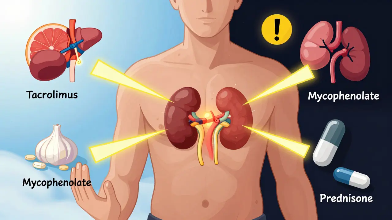 Organ Transplant Recipients: Immunosuppressant Drug Interactions and Side Effects